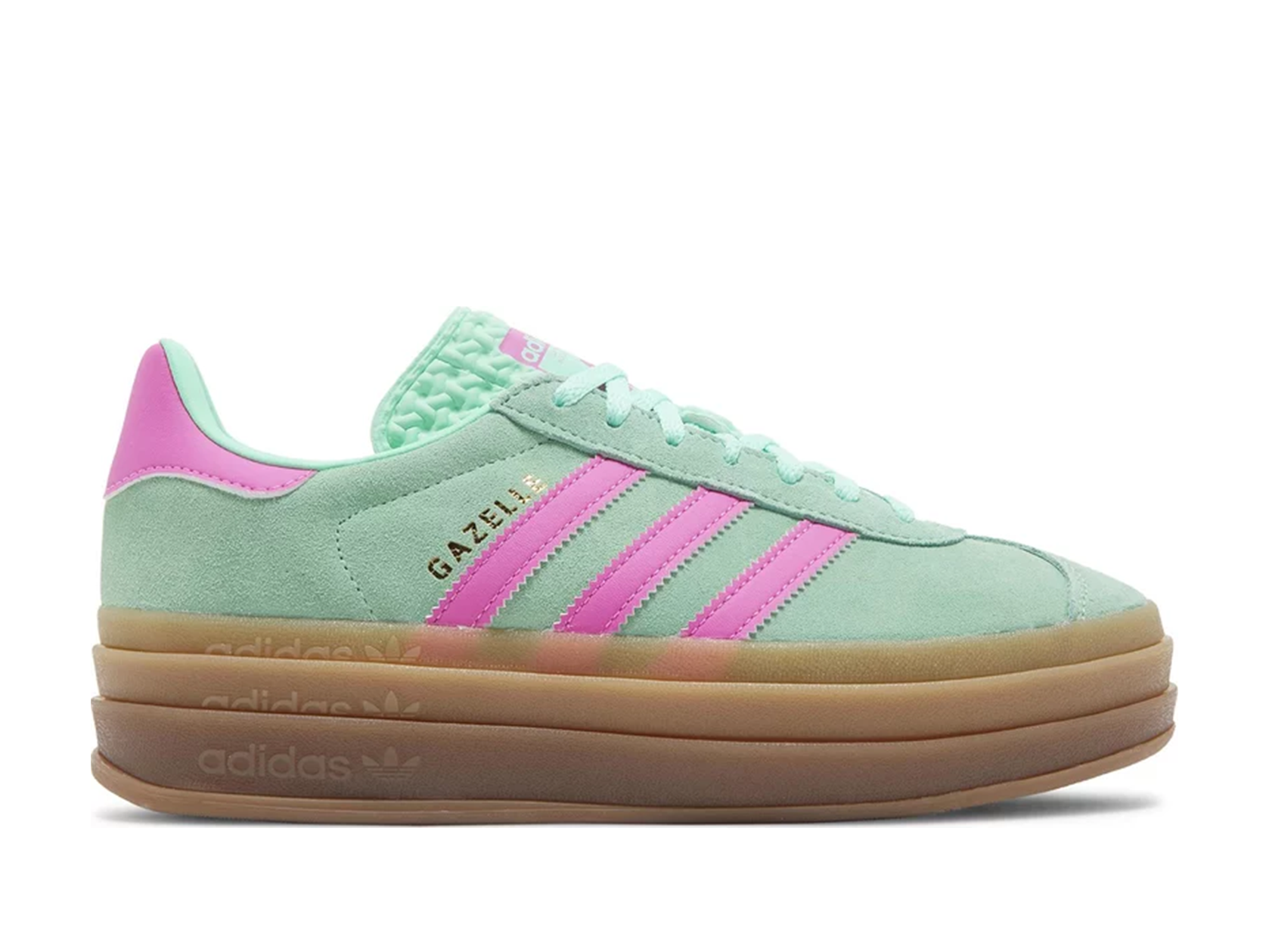 Adidas Gazelle Bold Pulse Mint Pink W Double Boxed