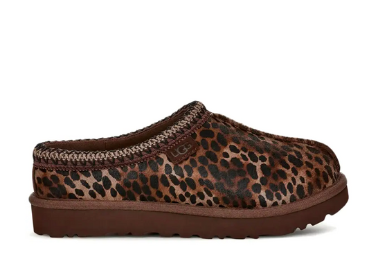 UGG Tasman Slipper Caspian Burnt Cedar Leopard