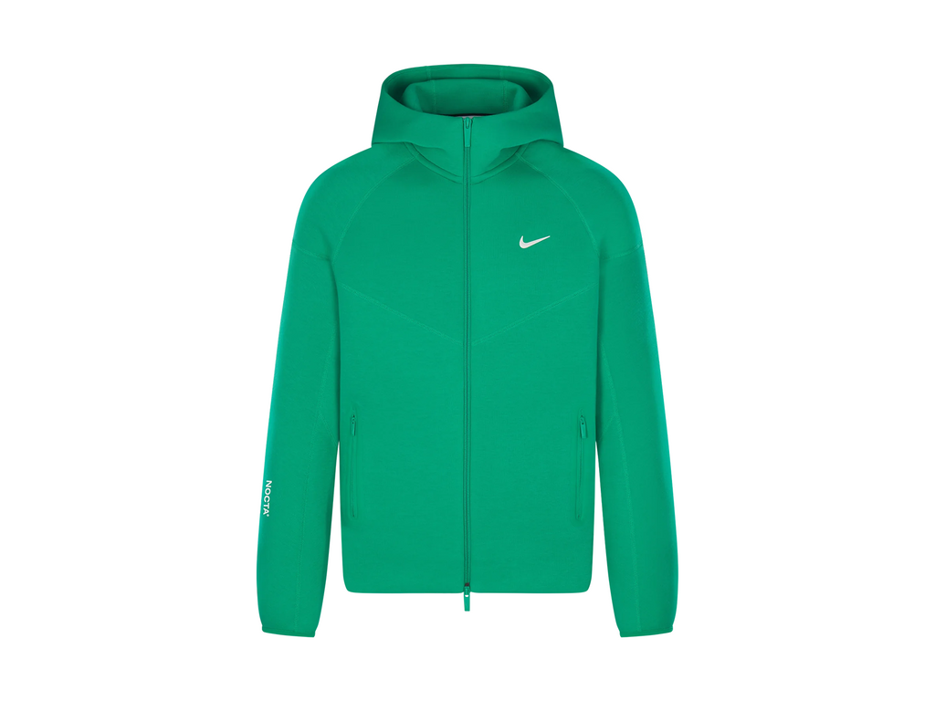 Nike x NOCTA Tech Fleece Full Zip Hoodie Stadium Green – Double Boxed