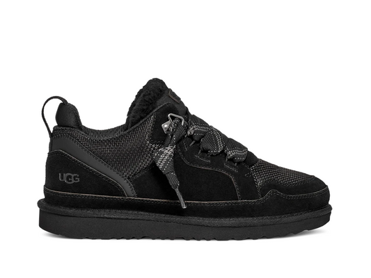 UGG Lowmel Lace Up Trainer Black (W)