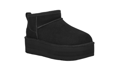 Double Boxed  269.99 UGG Classic Ultra Mini Platform Boot Black Double Boxed