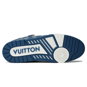 Louis Vuitton Trainer Sneaker Black Embossed Monogram Unboxing