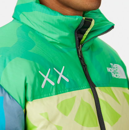 Double Boxed hoodie 474.99 KAWS x The North Face Retro 1996 Nupste Jacket Safety Green Double Boxed