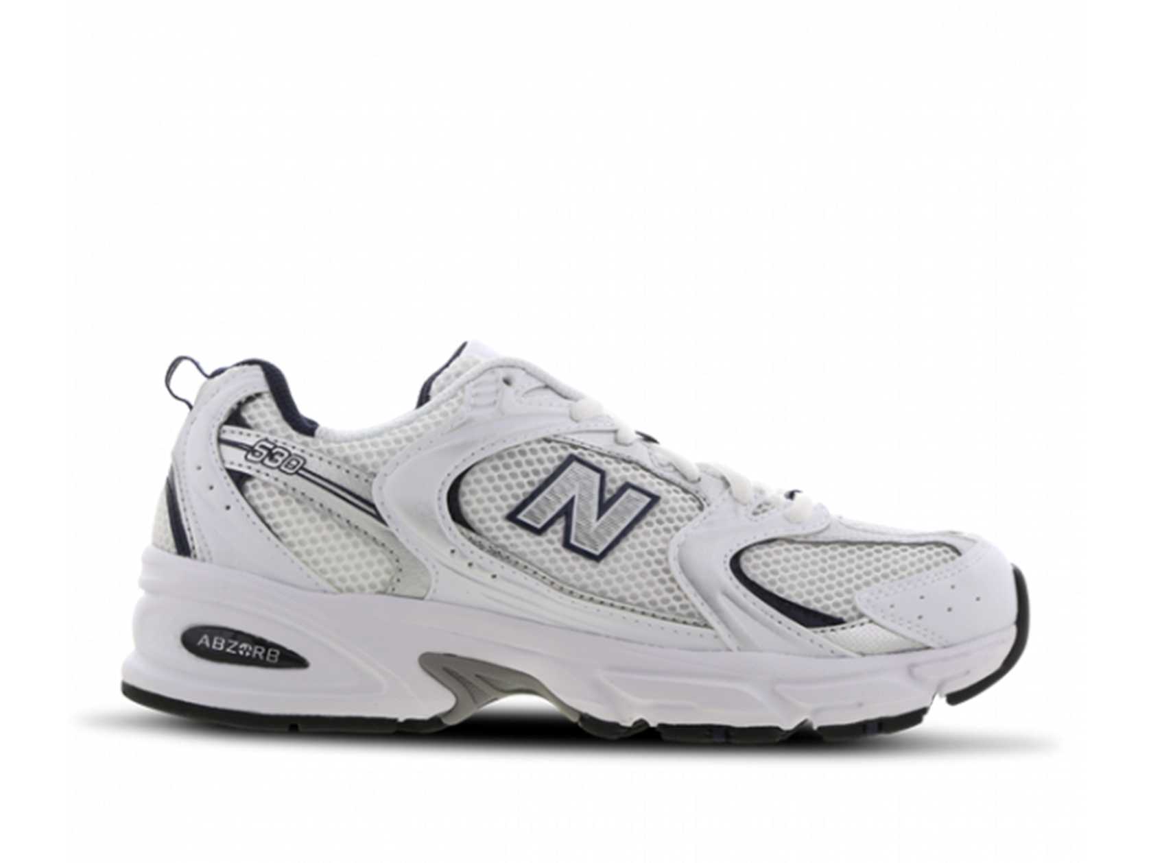 New Balance 530 White Silver Navy