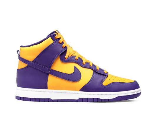 Double Boxed  199.99 Nike Dunk High Lakers Double Boxed