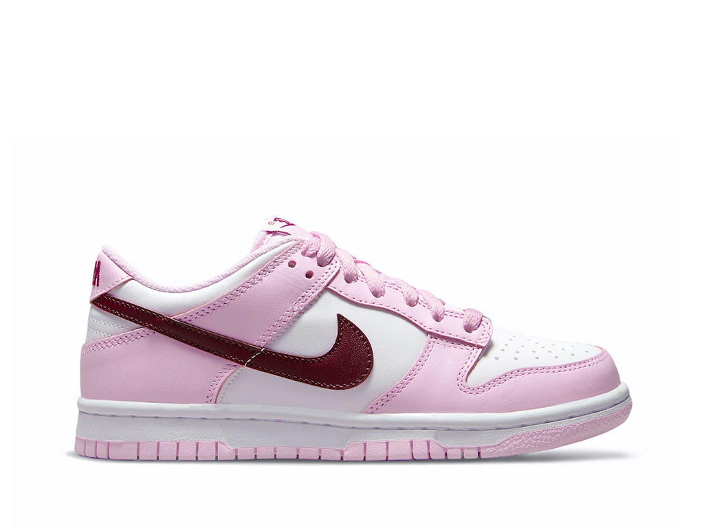 Nike Dunk Low Pink Foam Red White 'Valentines Day' (GS) – Double Boxed