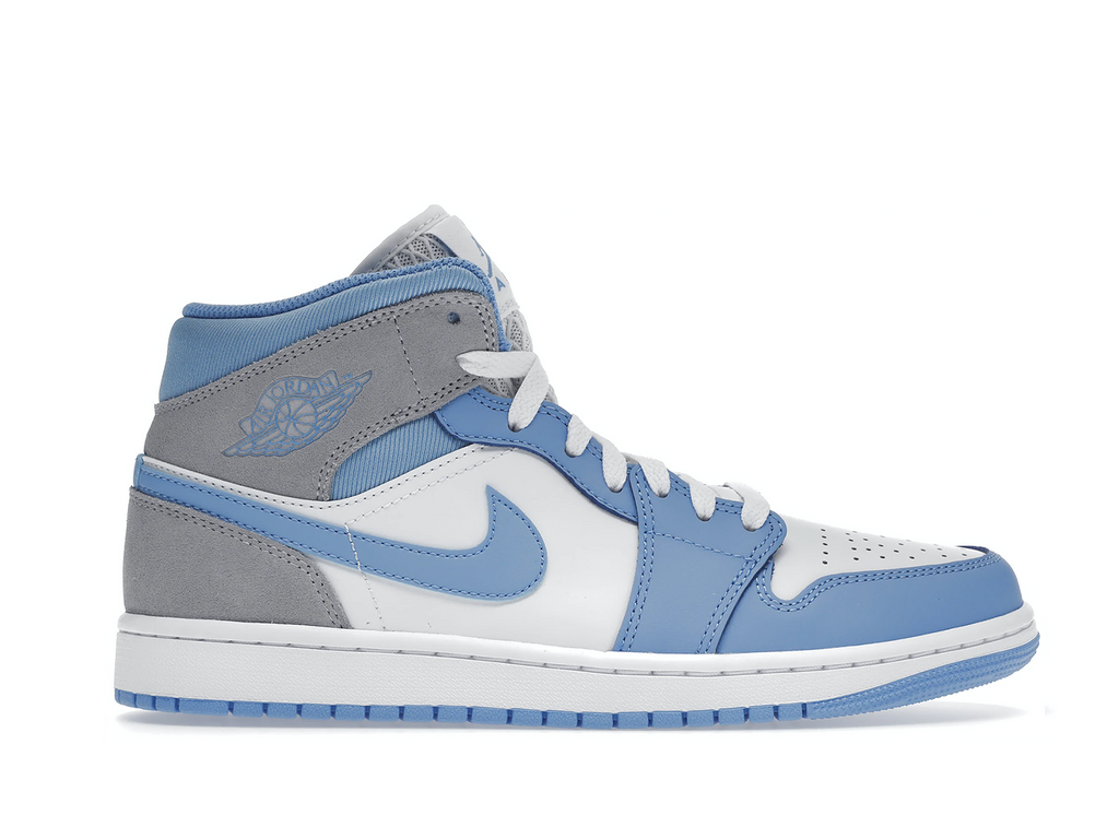 Nike Air Jordan 1 Mid University Blue Grey – Double Boxed